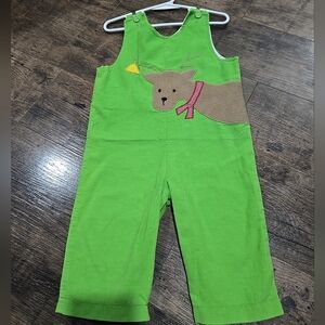Funtasia Too boys Christmas overalls sz 24 months
